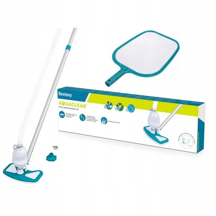 Набір для чищення басейну Bestway 58234 (шланг 7.5 м, ручка 279 см, фільтр-насос від 2006 л/год), фото 1