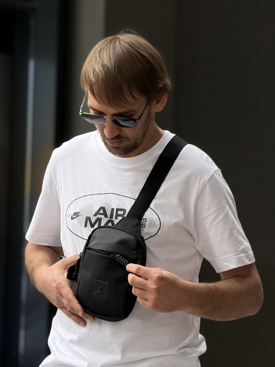 Сумка на пояс Jordan Jam Franchise Hip Bag Black / MA9041-023, фото 1