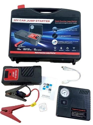 Автомобільний пусковий пристрій для акумулятора JUMP STARTER + Компрессор