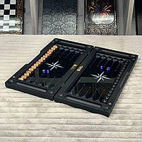 Нарди скляні з деревом Роза Вітрів 50×25×6см подарункові, фото 6