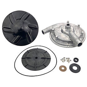 Активатор у зборі з крильчаткою й равликом насоса для пральної машини Ріга (м'який)