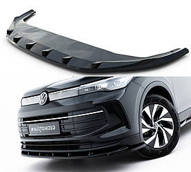Сплітер Volkswagen Tiguan 3 (2024+) тюнінг обвіс губа спідниця елерон (V2)
