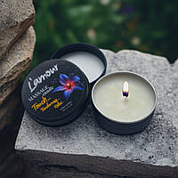Масажна свічка L'amour з ароматом фіалки та ванілі для масажу та створення романтичної атмосфери 30 мл