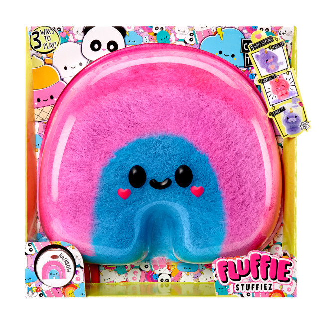 М’яка іграшка-антистрес Fluffie Stuffiez Large plush Веселка