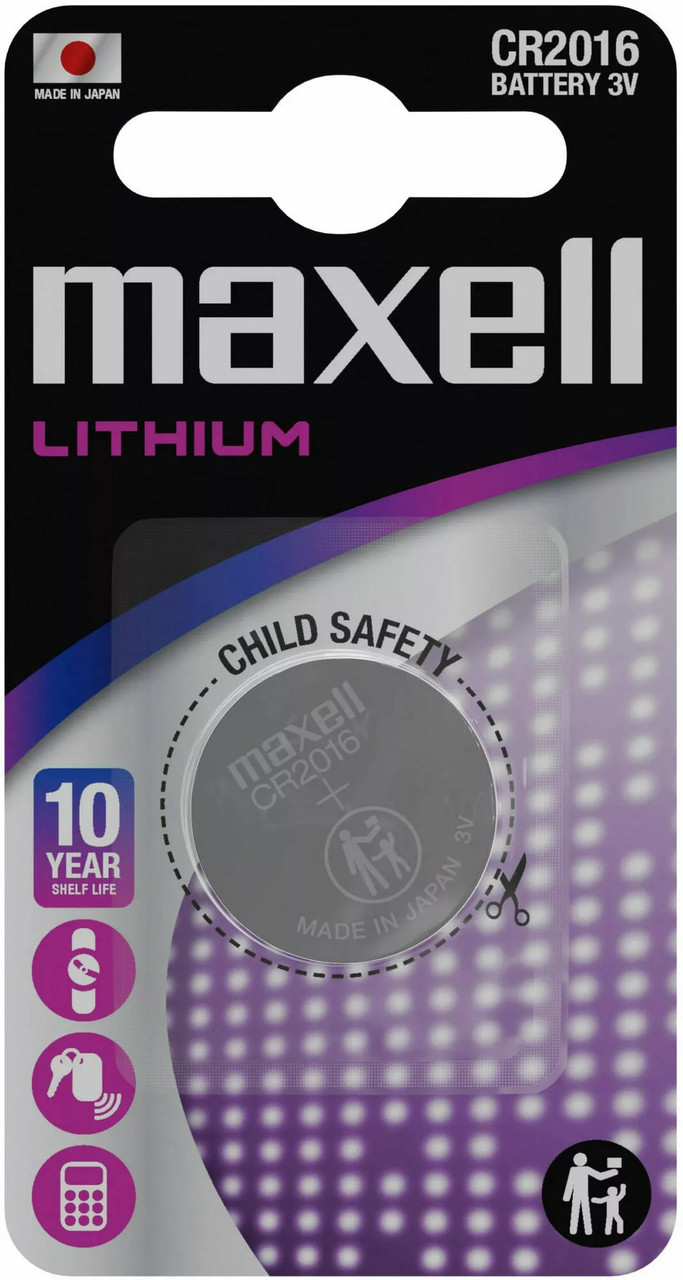 Батарейка Maxell CR2016 Lithium (ціна за 1 шт)