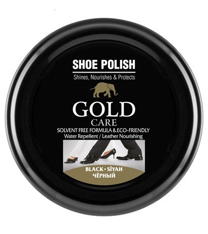 Паста для взуття Goldcare чорна 50 мл, фото 1