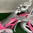Дитячий легкий магнієвий велосипед MARS PRINCESS 20'' pink КУКЛОВІЗ, фото 3