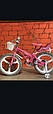 Дитячий легкий магнієвий велосипед MARS PRINCESS 20'' pink КУКЛОВІЗ, фото 4