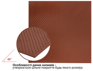 Килимок діелектричний 75х75 клас 2 до 17 кВ RD Pro