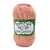 Пряжа Bio Cotton/Біо Котон, персиковий 10402, Etrofil, фото 3