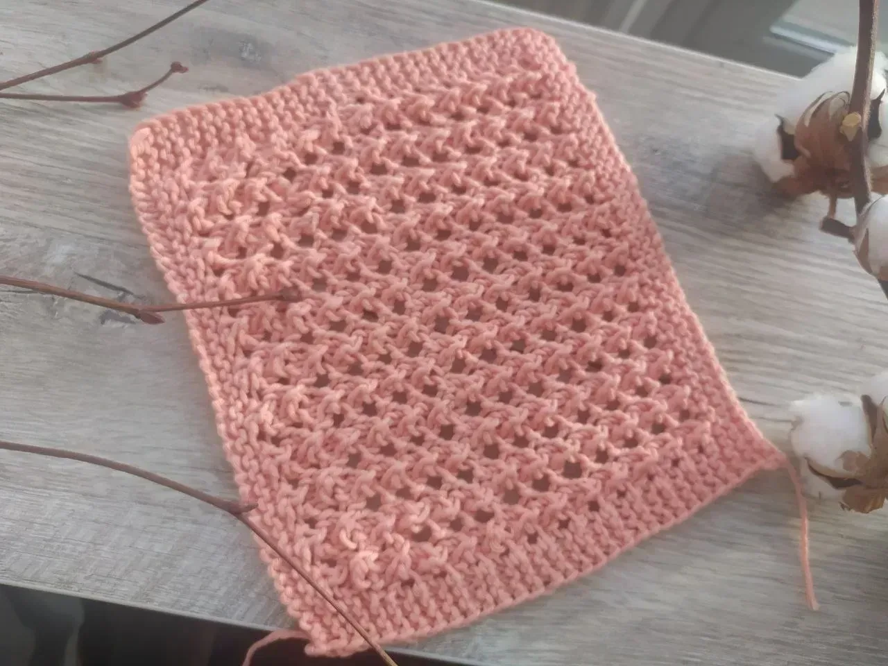 Пряжа Bio Cotton/Біо Котон, персиковий 10402, Etrofil, фото 1