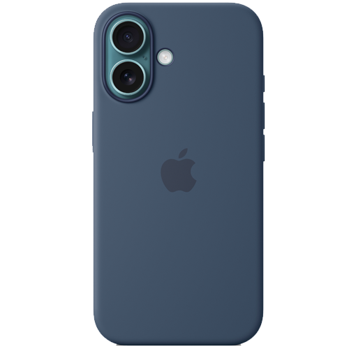 Чохол для смартфона Apple iPhone 16 Silicone Case with MagSafe — Denim (MYY23)
