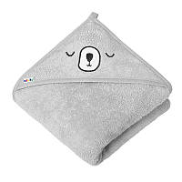 Рушник з капюшоном Ведмедик, 100x100 см Akuku A0662