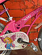Дитячий легкий магнієвий велосипед MARS PRINCESS 20'' pink КУКЛОВІЗ, фото 6