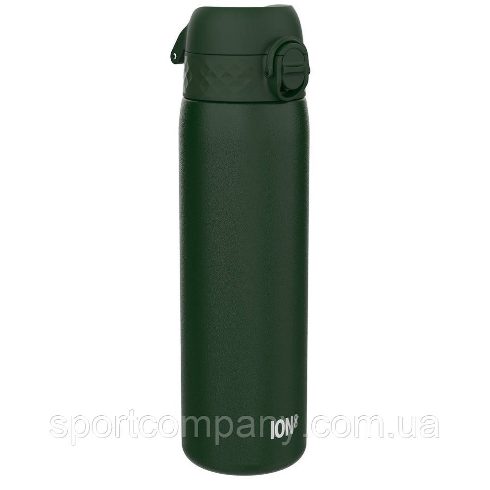 Пляшка для води металів вакуумна ION8 500 мл. Vacuum Insulated, Dark Green