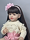 Лялька вінілова 55см, ручна робота, брюнетка, Reborn Baby Doll 17, фото 3