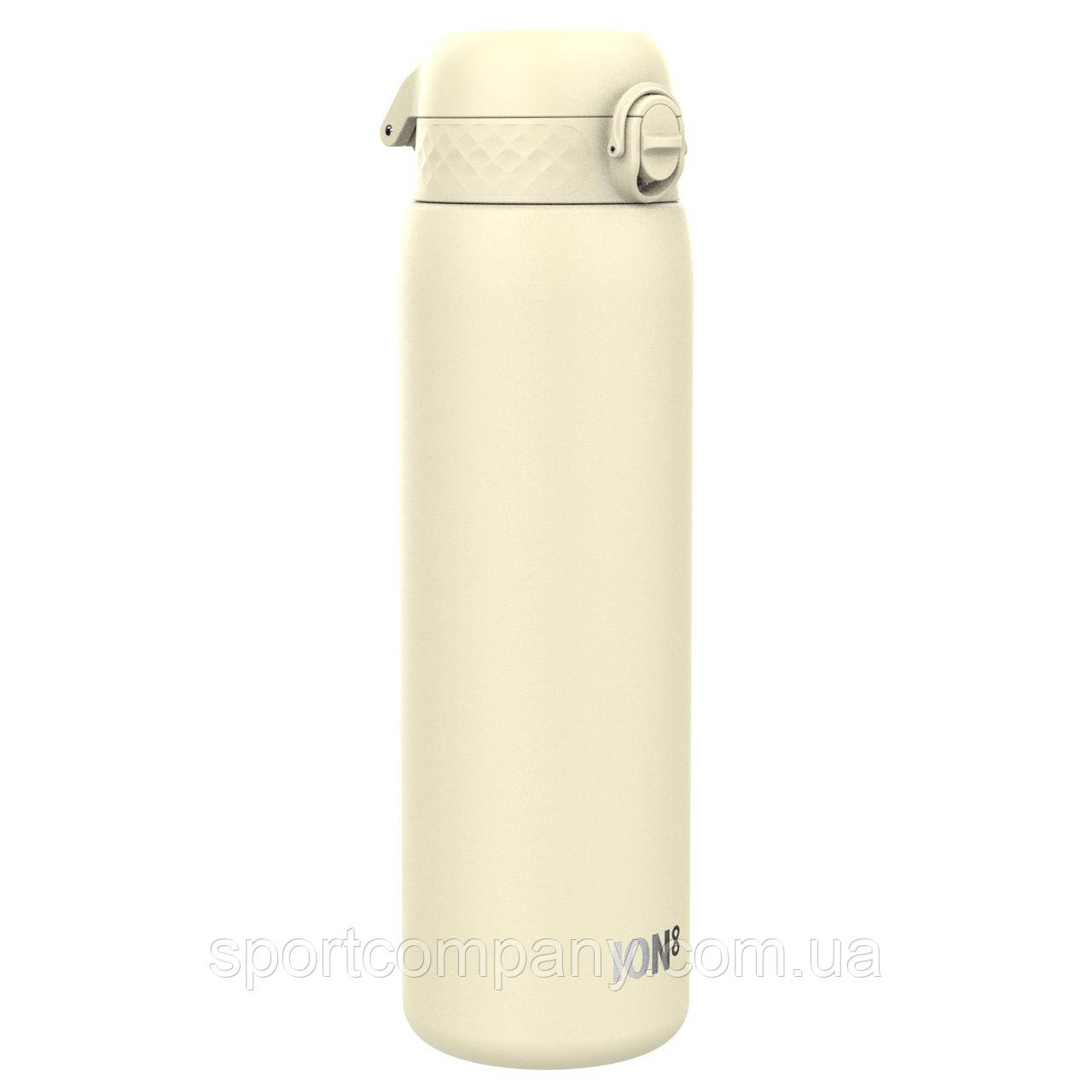 Пляшка для води металів ION8 1200 мл. Stainless Steel , Creamy White