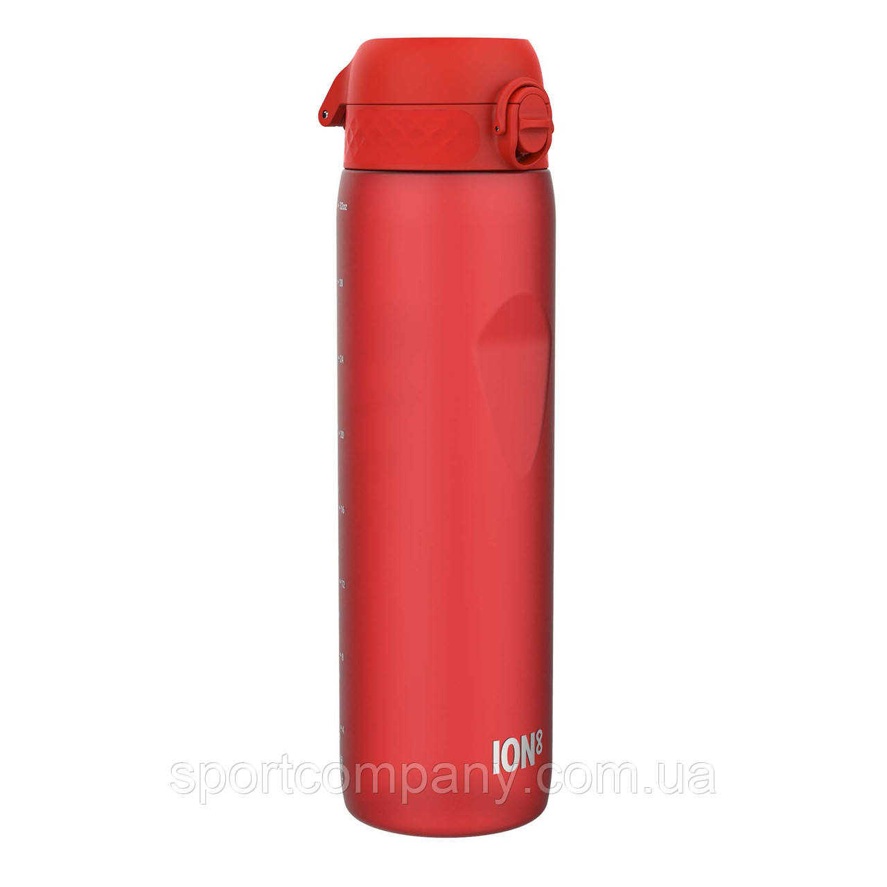 Пляшка для води ION8 1000 мл. (ЕКО пляшка) BPA Free, Red