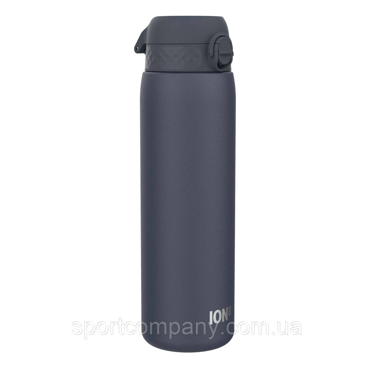 Пляшка для води металів ION8 1200 мл. Stainless Steel , Ash Navy