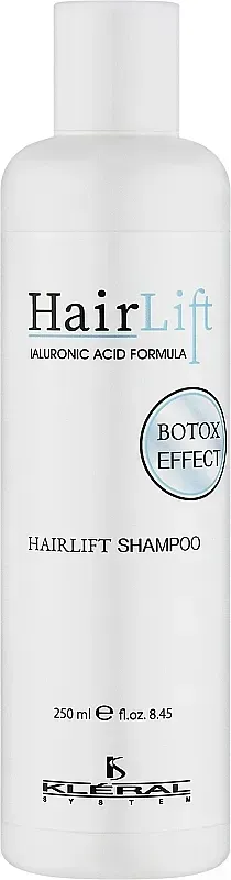 Шампунь для відновлення волосся з гіалуроновою кислотою Kleral System Hair Lift Hyalironic Acid Formula Shampoo 250 мл