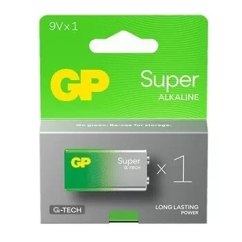 Батарейка GP 9V/6LF22 SUPER ALKALINE (крона) B1/P10