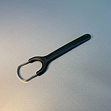 Чистилка для язика, скребок для чищення язика, скребок для язика з нержавіючої сталі (304), фото 2