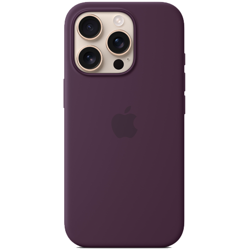 Чохол для смартфона Apple iPhone 16 Pro Silicone Case with MagSafe — Plum (MYYM3)