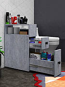 Шафа для ванної кімнати ШВК - 36, колір Бетон індастріал