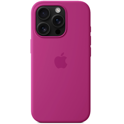 Чохол для смартфона Apple iPhone 16 Pro Silicone Case with MagSafe — Fuchsia (MYYN3)