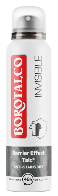 Дезодорант-спрей Borotalco Invisible 150мл, фото 1