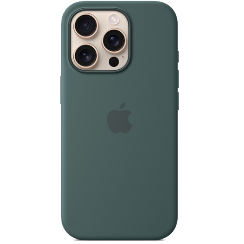Чохол для смартфона Apple iPhone 16 Pro Silicone Case with MagSafe — Lake Green (MYYR3)
