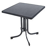Елегантний стіл Dine & Relax 70 x 70 см, колір: антрацит, сірий, фото 5