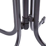 Елегантний стіл Dine & Relax 70 x 70 см, колір: антрацит, сірий, фото 7