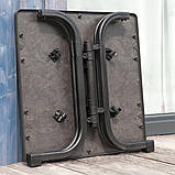 Елегантний стіл Dine & Relax 70 x 70 см, колір: антрацит, сірий, фото 9