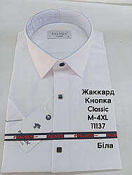 Сорочка з коротким рукавом Palmen classic жаккард (кнопка)