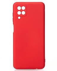 Силіконовий чохол SOFT Silicone Case для Samsung A12/M12/A12 Nacho (без лого) червоний