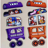 Деревʼяний пазл-вкладиш "Потяг великий" (47,5 х 32,5 см), фото 2