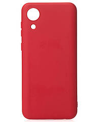 Силіконовий чохол SOFT Silicone Case для Samsung A03 Core (без лого) червоний
