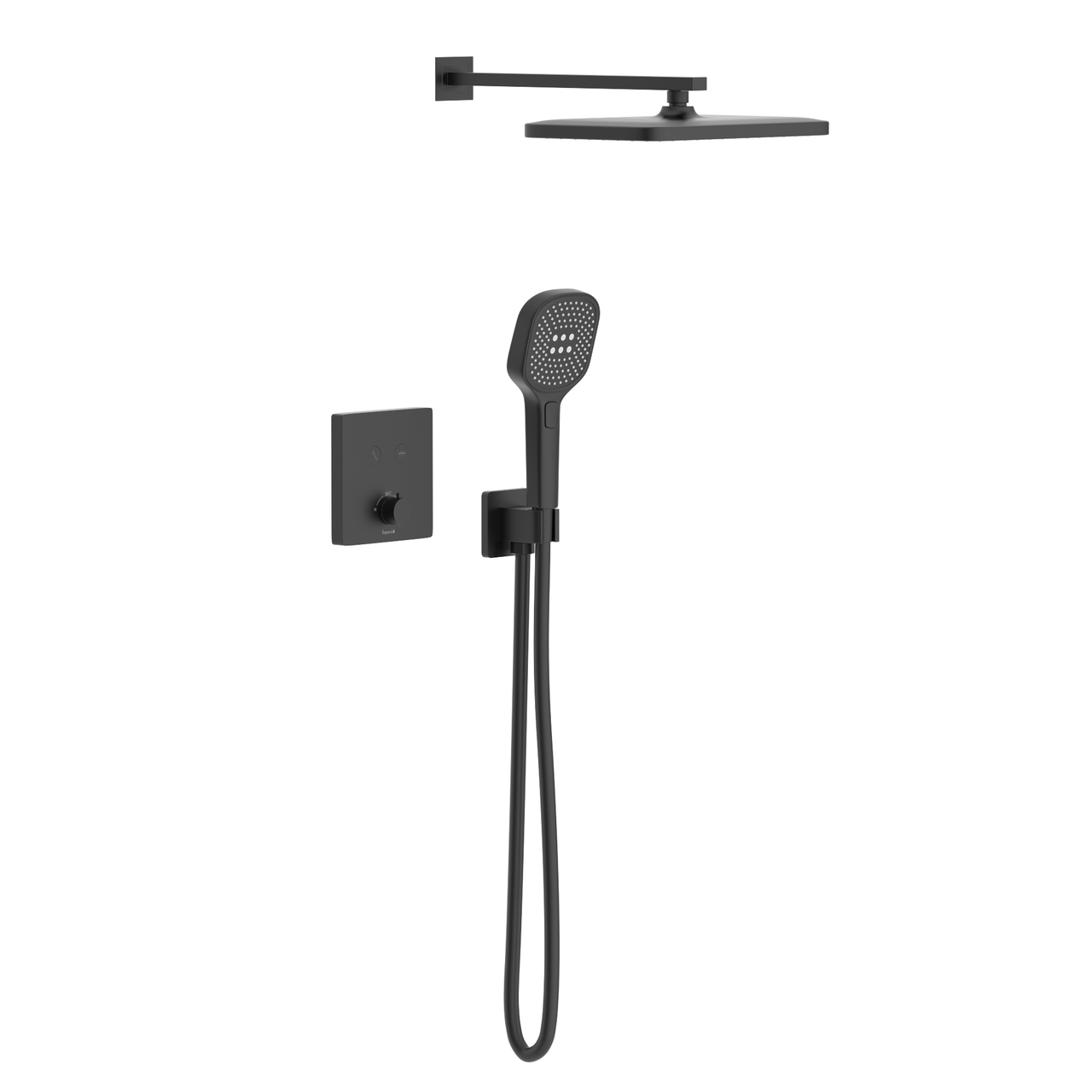 BILOVEC Click система душова прихованого монтажу (термостат 2 функції, душ 320*210 мм ABS, лійка 3 режими,