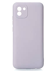 Силіконовий чохол SOFT Silicone Case для Samsung A03 (без лого) гліцинія