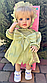 Лялька вінілова 55см, ручна робота, блондинка в сукні з бантом, Reborn Baby Doll 89, фото 3