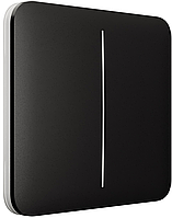 Вимикач Ajax LightSwitch 2-клавішний Black