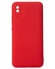 Силіконовий чохол SOFT Silicone Case для Xiaomi Redmi 9A/9i Sport/9a Sport (без лого) червоний