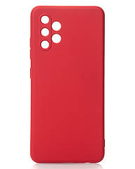 Силіконовий чохол SOFT Silicone Case для Samsung A32 4G (без лого) червоний