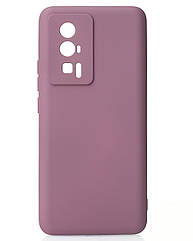 Силіконовий чохол SOFT Silicone Case для Xiaomi Poco F5 Pro (без лого) лаванда