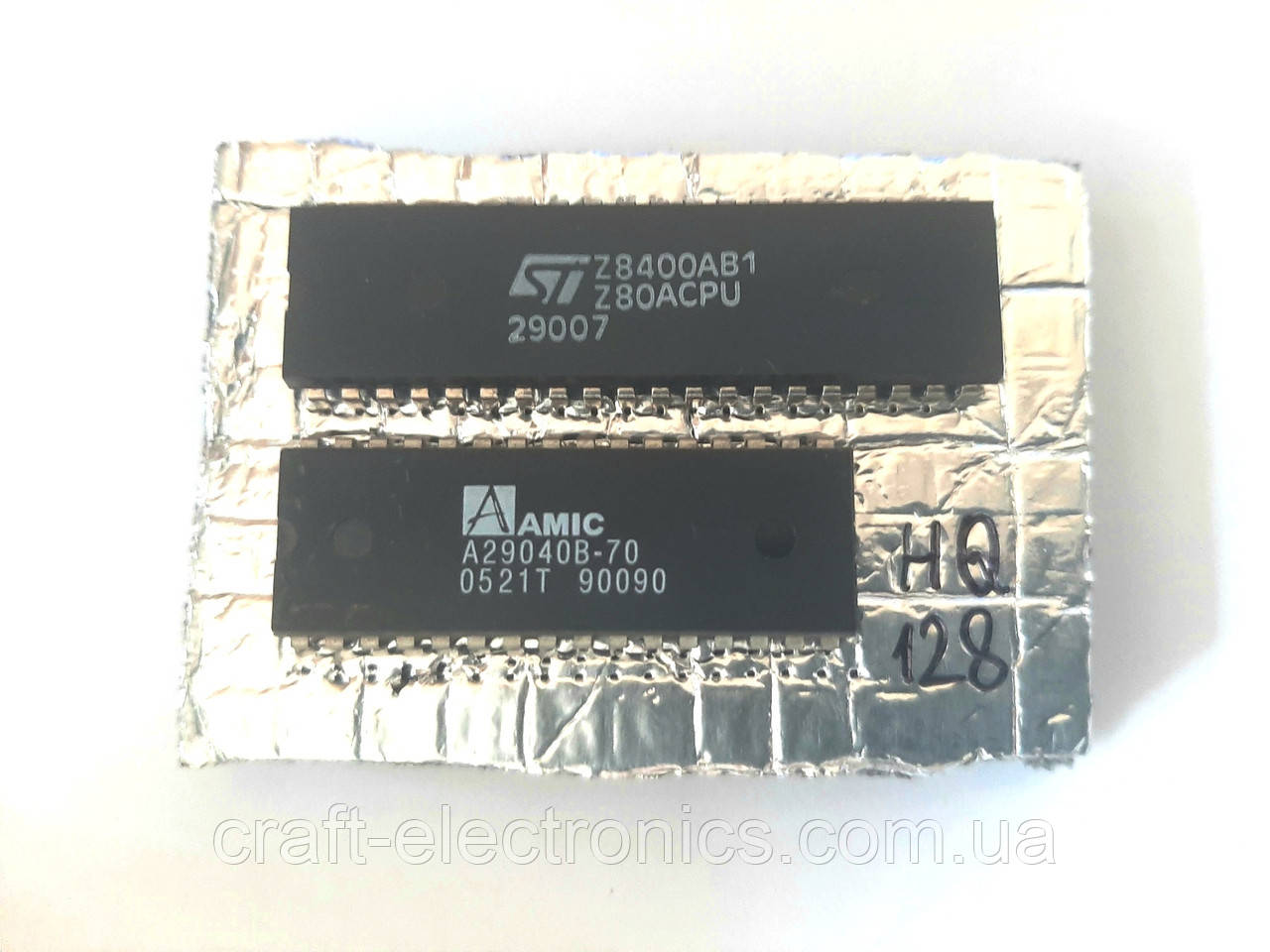 Процесор та мікросхема пам'яті для ZX Spectrum 128К