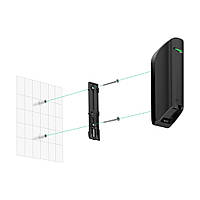 Кріпильна панель SmartBracket для MotionProtect Curtain чорна Ajax Black (SmartBracket)