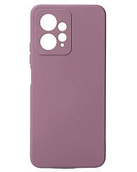 Силіконовий чохол SOFT Silicone Case для Xiaomi Redmi Note 12 4G (без лого) лаванда