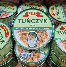 Тунець в  соусі каррі  MK  150 г.