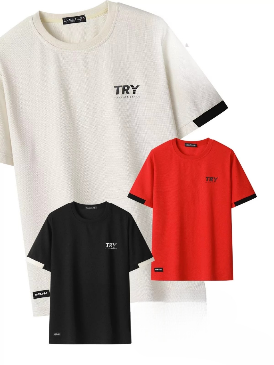 Чоловіча футболка з принтом TRY